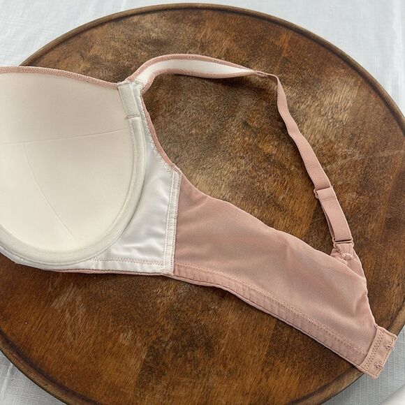 Soma Bra Wm 38C Stunning Support Geo Lace Full Coverage Tan Neutral Nude - Picture 6 of 8